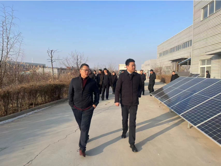 庄浪县党政考察团莅临艾尼公司考察指导工作